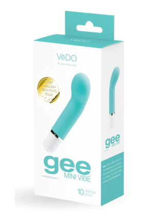 Gee Mini Vibe by VeDo - Curved G-Spot Vibrator - Blue