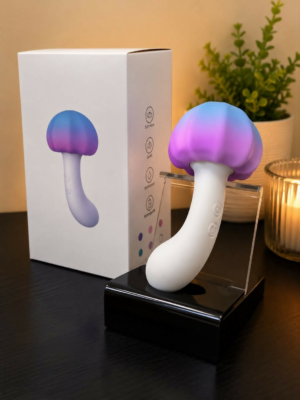 Mushroom Dual-Stimulation Vibrator - Wand & G-Spot Pleasure