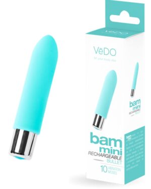 VeDO Bam Mini Rechargeable Mini Bullet Vibe Blue