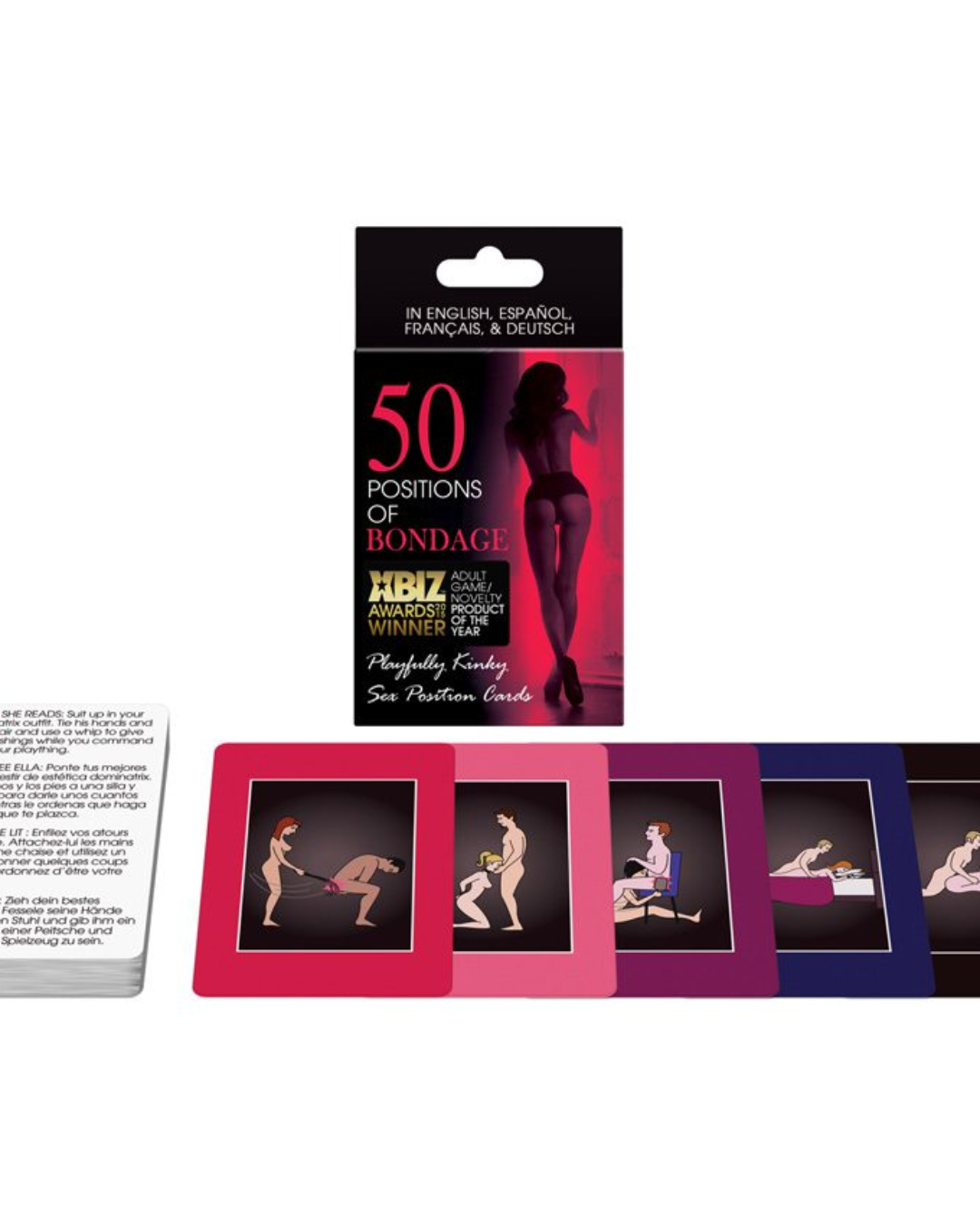 50 Positions of Bondage Cards - Game for Couples - Image 2