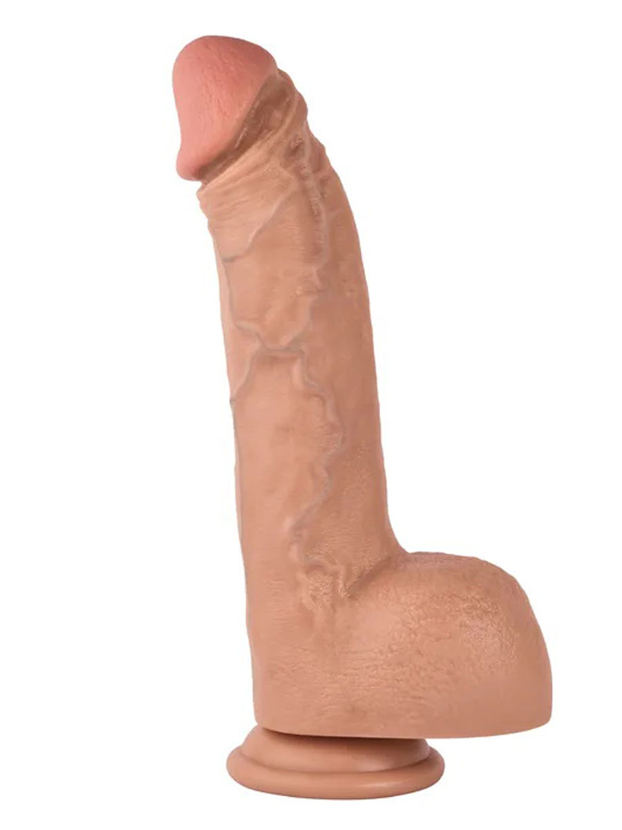 Cock For Queen - August – 11” Realistic Dual-Density Silicone Dildo - Image 2