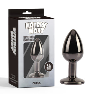 Tungsten Black Gem Butt Plug (S) - Matrix Mont