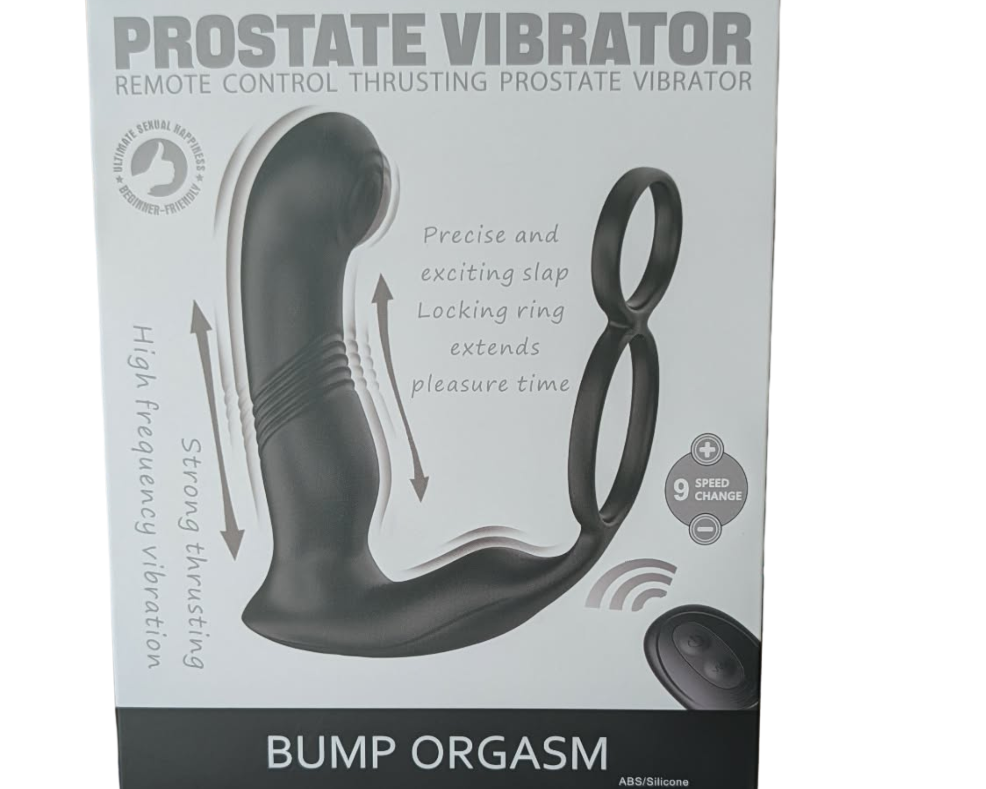 Bump Orgasm - Remote Control Thrusting Prostate Massager