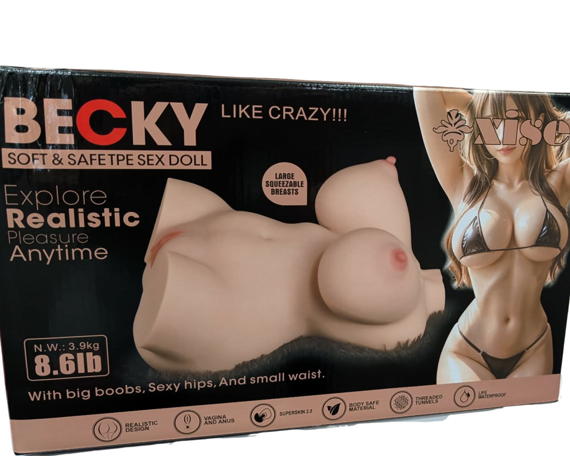 Becky - Soft & Safe TPE Sex Doll Torso
