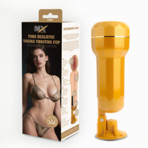MX Tara – Realistic Male Masturbator Vibrating Cup with Suction Base