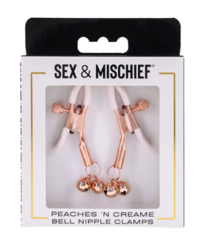 Peaches ‘N Cream Bell Nipple Clamps - S&M - Sex & Mischief