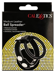 Calexotics -  Medium Leather Cock Ring Ball Spreader