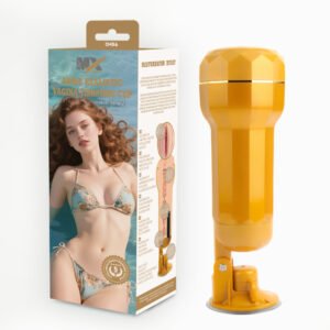 MX Abbie – Realistic Male Masturbator Vibrating Cup with Suction Base
