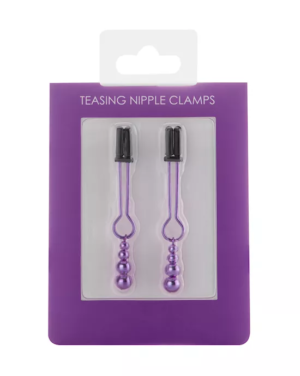 Ouch! Teasing Nipple Clamps – Purple