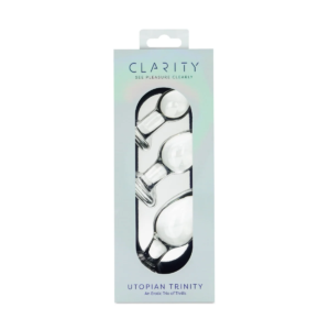 Clarity Utopian Trinity - Glass Anal Plug Set 3 Pcs