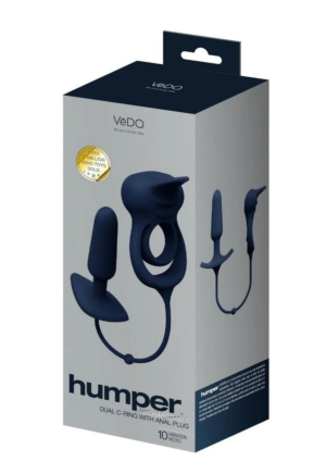 Humper by Vedo - Dual Cock-Ring with Butt Plug - Prostate Massager